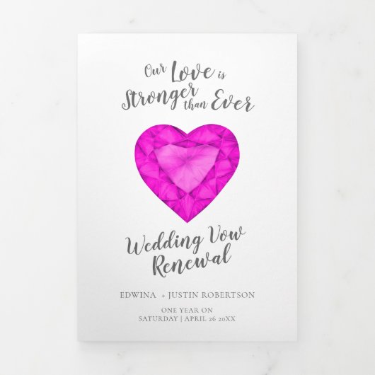 ピンクサファイカスタムアの結婚写真の母音再生 三つ折りプログラム (カバー)