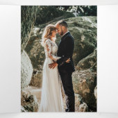 ピンクサファイカスタムアの結婚写真の母音再生 三つ折りプログラム (内部中)