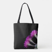 ピンクサボテンの開花のまわりに トートバッグ (裏面)