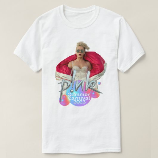ピンクサマーカーニバルツアー2023 Tシャツ (デザイン正面)