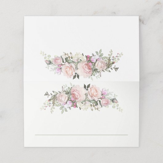 ピンクサマーフェミニンバラガーデン プレイスカード (外部開封)