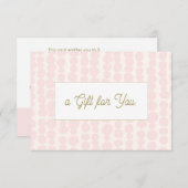 ピンクサロンスパギフト券 (正面/裏面)