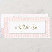 ピンクサロンスパギフト券 (正面/裏面)