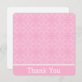 ピンクサンキューカード (正面/裏面)