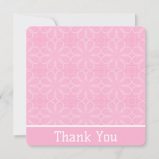 ピンクサンキューカード (正面)