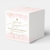 ピンクサンキューガール金ゴールドクロスファーストCommico フェイバーボックス (裏面サイド)