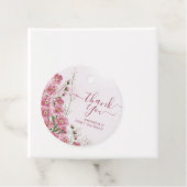 ピンクサンキューフローラベビーイン開花ガールシャワー フェイバータグ (インサイチュ)