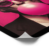 ピンクサングルトランプバブルガム ポスター (角)