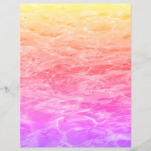 ピンクサンゴとオレンジマーリースクラップブック紙 (正面)