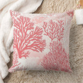 ピンクサンゴ化粧枕 | ビーチ装飾用クッション クッション (ブランケット)