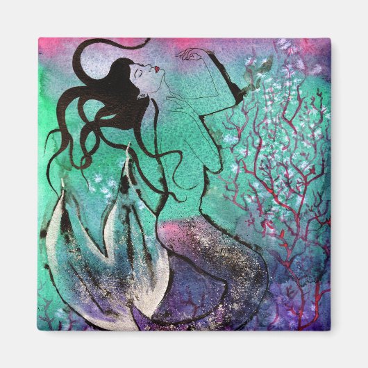 ピンクサンゴ磁石 マグネット (正面)