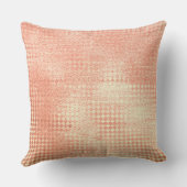 ピンクサンゴ赤面金ゴールドグラムダイヤモンドカット金属 クッション (裏面)