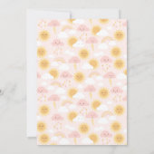 ピンクサンシャインテーマ 招待状 (裏面)