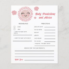 ピンクサンシャインベビー予測とアドバイス