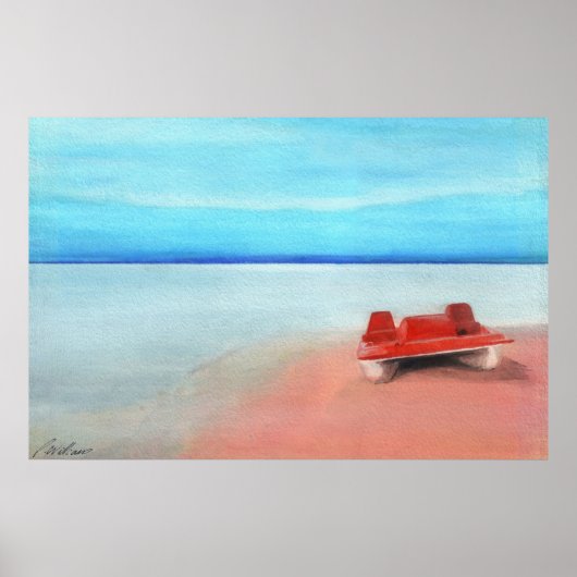 ピンクサンズのパドルボート ポスター (正面)