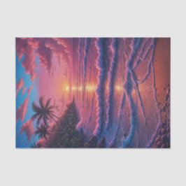 ピンクサンズビーチコーブデクページ | 熱帯ビーチ 薄葉紙