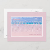 ピンクサンズ、ハーバーアイランド、バハマのはがき ポストカード (正面/裏面)