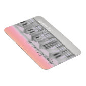 ピンクサンセットコーンワルビーチハット退職祝い マグネット (右側)