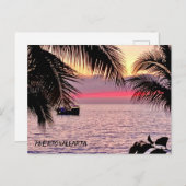 ピンクサンセットプエルトバラルタ ポストカード (正面/裏面)