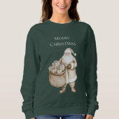 ピンクサンタカークリスマス スウェットシャツ (正面)