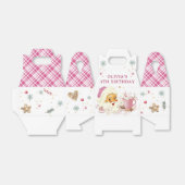 ピンクサンタクリスマスクッキークリスマス誕生日 フェイバーボックス (折り畳みなし)