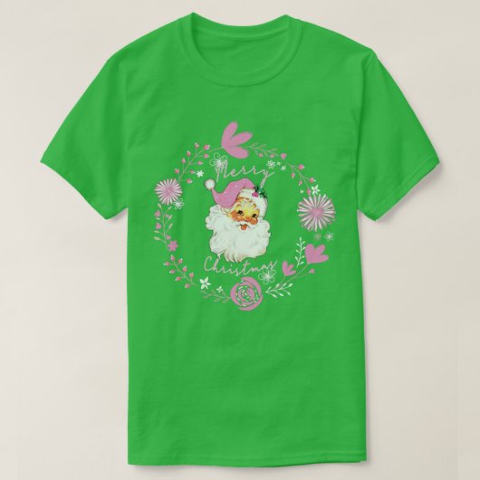 ピンクサンタ2 Tシャツ (デザイン正面)