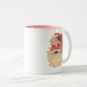 ピンクサンタ ツートーンマグカップ (正面右)