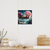 ピンクサンタ ポスター (キッチン)