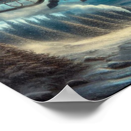 ピンクサンタ ポスター (角)