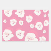 ピンクサンタ ラッピングペーパーシート (正面3)