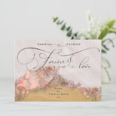 ピンクサンディビーチシーシェルズフォーエバーラブ 招待状 (スタンド正面)