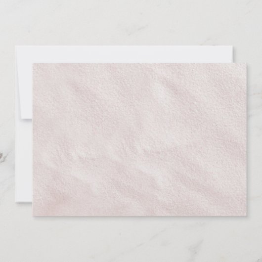 ピンクサンディビーチシーシェルズフォーエバーラブ 招待状 (裏面)