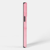 ピンクサンドテクスチャ大理石 iPhoneケース (右側面)