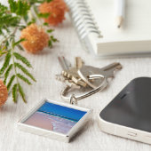 ピンクサンドビーチ、キャットアイランド·コンチベイ キーホルダー (側面)