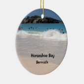 ピンクサンドビーチ#1、馬蹄湾、バミューダ セラミックオーナメント (右)