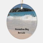 ピンクサンドビーチ#1、馬蹄湾、バミューダ セラミックオーナメント (左)