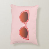 ピンクサンニー、キャットアイサングラスフェミニン、シェード アクセントクッション (裏面(縦))