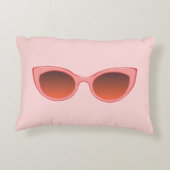 ピンクサンニー、キャットアイサングラスフェミニン、シェード アクセントクッション (裏面)