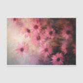 ピンクサンフラワーズ2デクページ紙 薄葉紙 (正面)