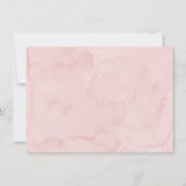 ピンクサンフラワービー誕生日サンキューカード サンキューカード (裏面)