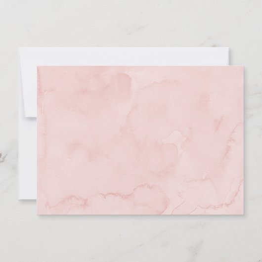 ピンクサンフラワービー誕生日サンキューカード サンキューカード (裏面)