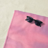 ピンクサンライズボートハーバー1 -ビーチタオル ビーチタオル (インサイチュ)