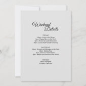 ピンクサンライズマウンテンバチェロレッテ週末 招待状 (裏面)