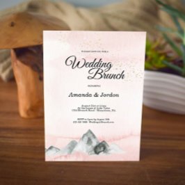 ピンクサンライズマウン結婚テンズブランチ招待状 招待状