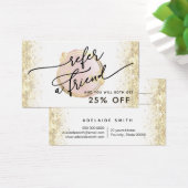 ピンクサークルデザイン紹介カード (デスク)