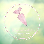 ピンクサークルフレームロゴペストリーバッグベーカリー ウィンドウサイン (シート3)