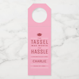 ピンクザ・タッセルは面倒な卒業式の価値があった ボトルネックタグ