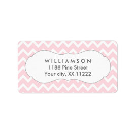 ピンクシェフパーソナライズされたロンのラベル ラベル