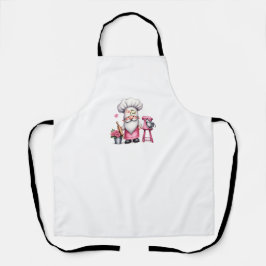 ピンクシェフ格言キスザ調理師 エプロン