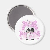 ピンクシェフ マグネット (正面/裏面)